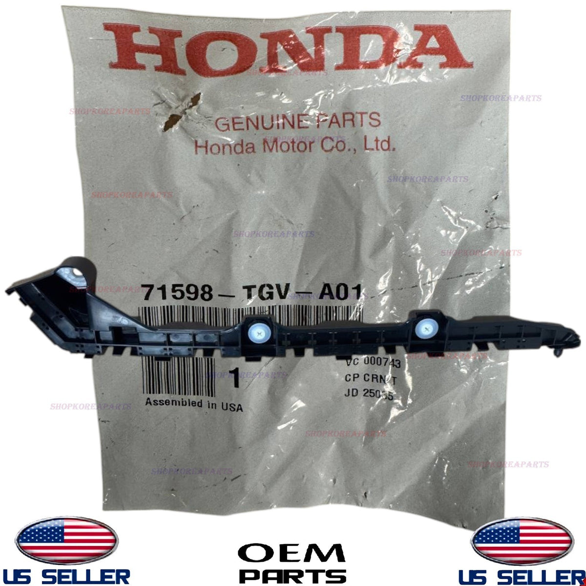 GENUINE Rear Bumper Bracket LEFT Driver Side ⭐OEM⭐ Acura TLX 2021-2025