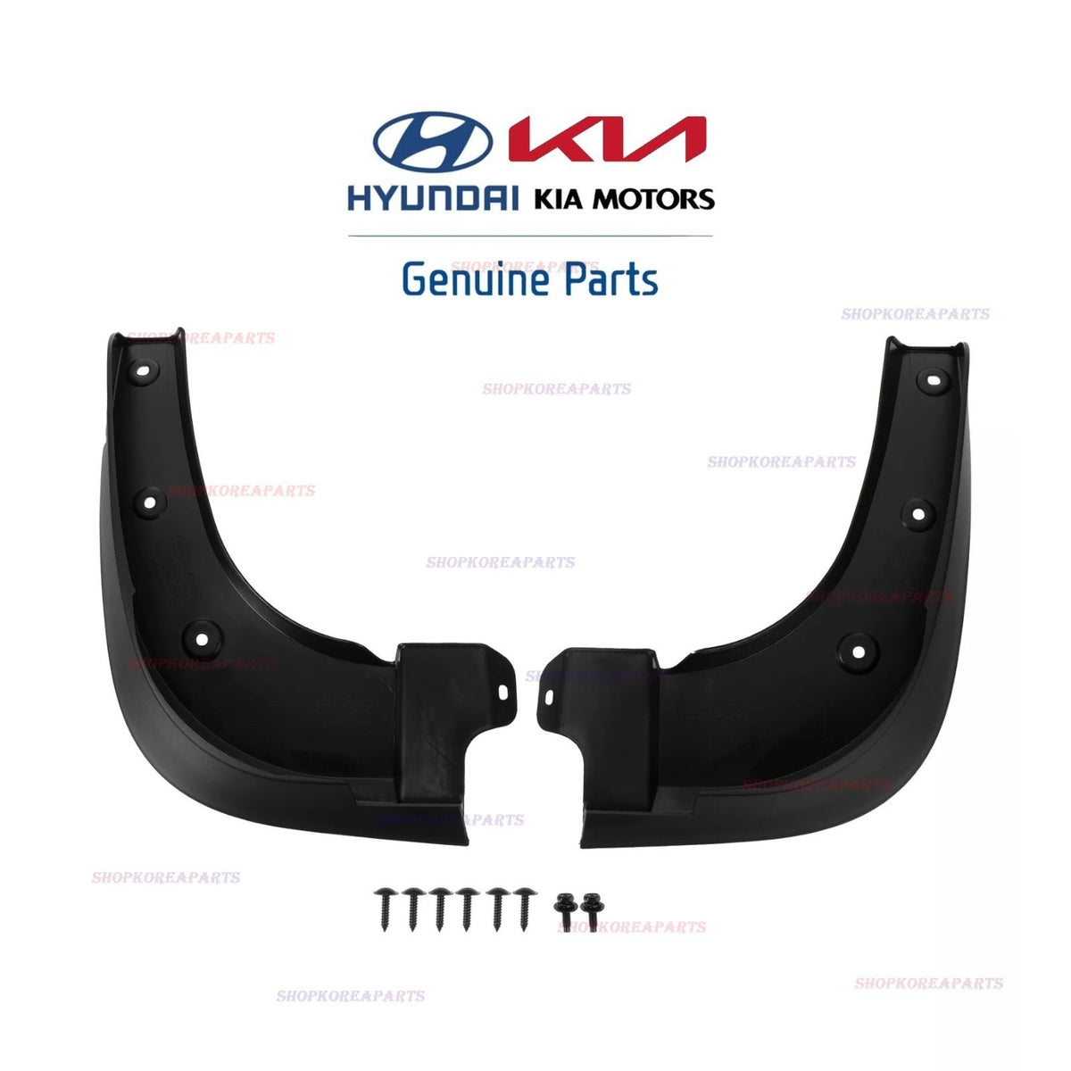 FITS: 14 - 16 KIA SOUL FRONT SPLASH GUARD MUD FLAP SET OEM NEW