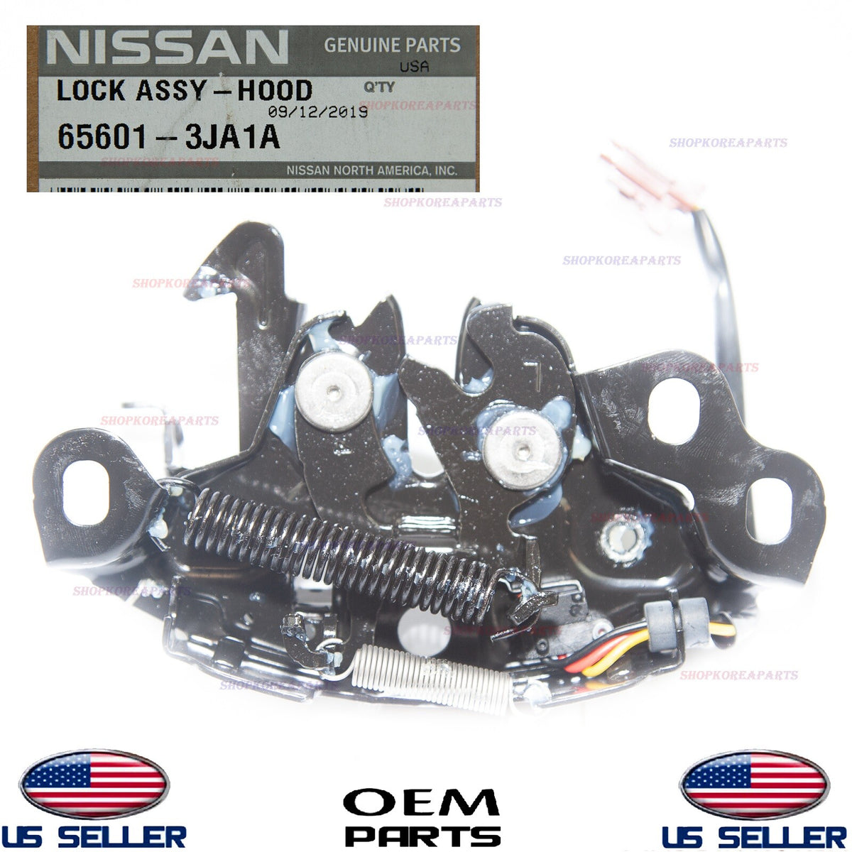GENUINE OEM Hood Latch Lock 2013-24 NISSAN Pathfinder Murano INFINITI JX35 QX60