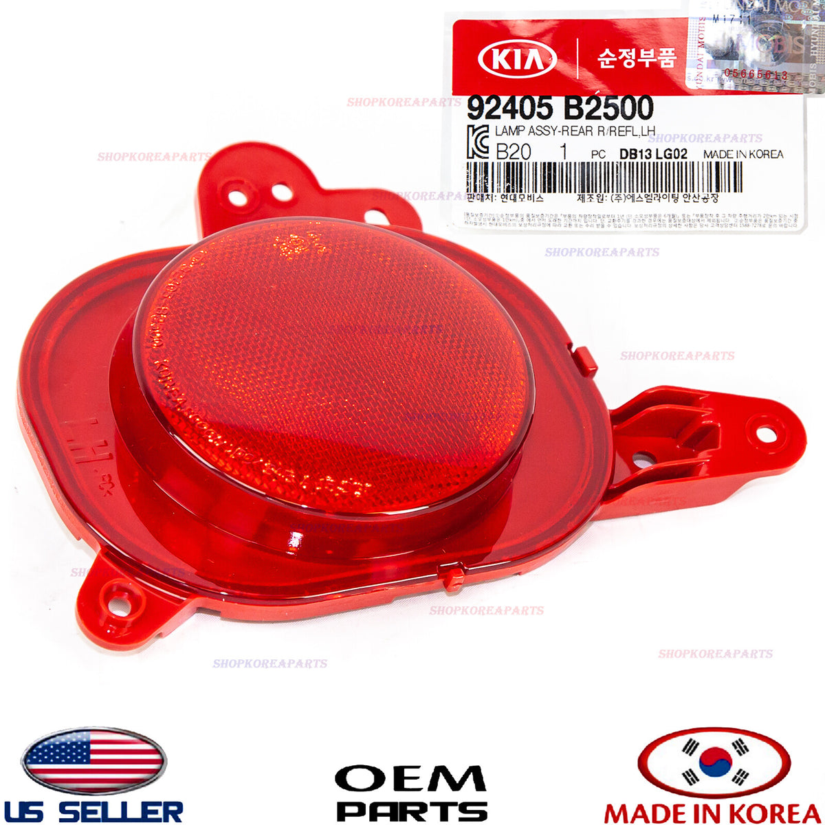 GENUINE Rear Bumper Reflector LEFT Driver Side ⭐OEM⭐ Kia Soul 2017-2019