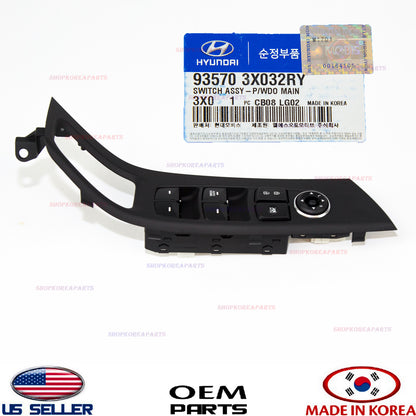 GENUINE Front Door Window Main Switch Driver Side ELANTRA 2014-2016 **AUTO DOWN