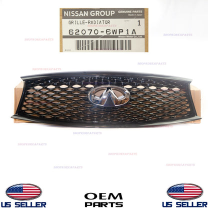 GENUINE Front Radiator Grille with Emblem ⭐OEM⭐ Infiniti QX70 2017 62070-6WP1A