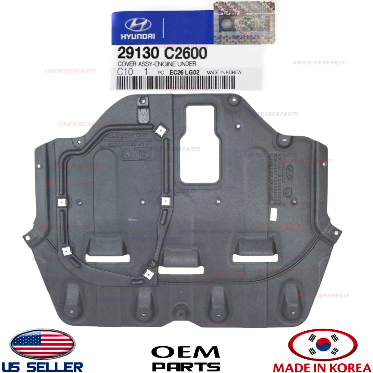 GENUINE Rear Under Engine Cover Splash Shield OEM Hyundai Sonata 2018-2019