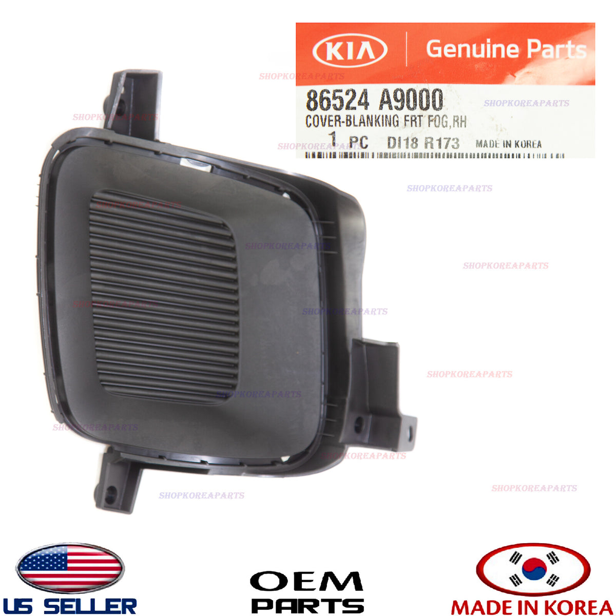 GENUINE Front Bumper Fog Lamp Cap Cover RIGHT Passenger Side OEM SEDONA 2015-18