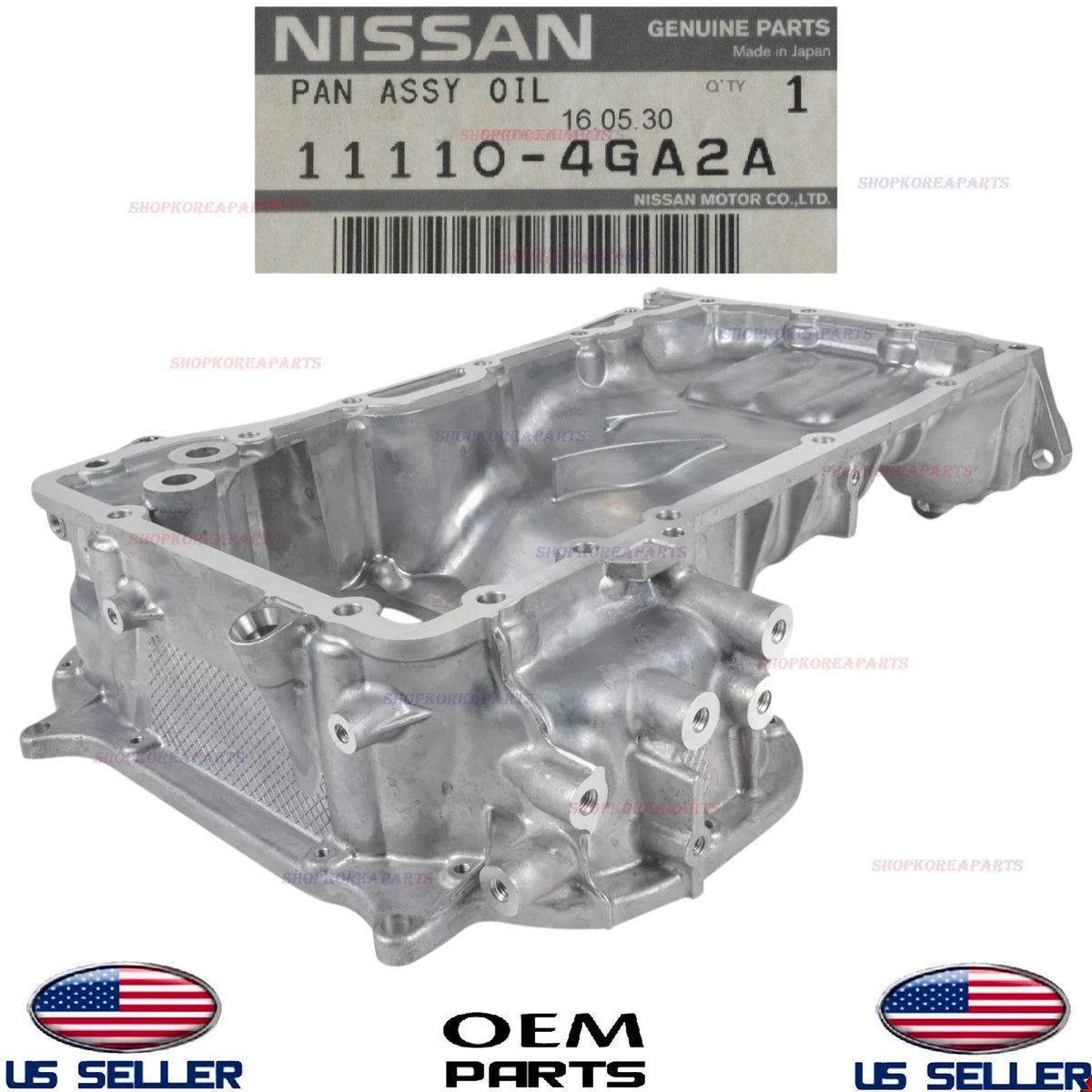 GENUINE OEM Engine Oil Pan Assy 3.5L 3.7L 2009-2020 Nissan Infiniti *See List