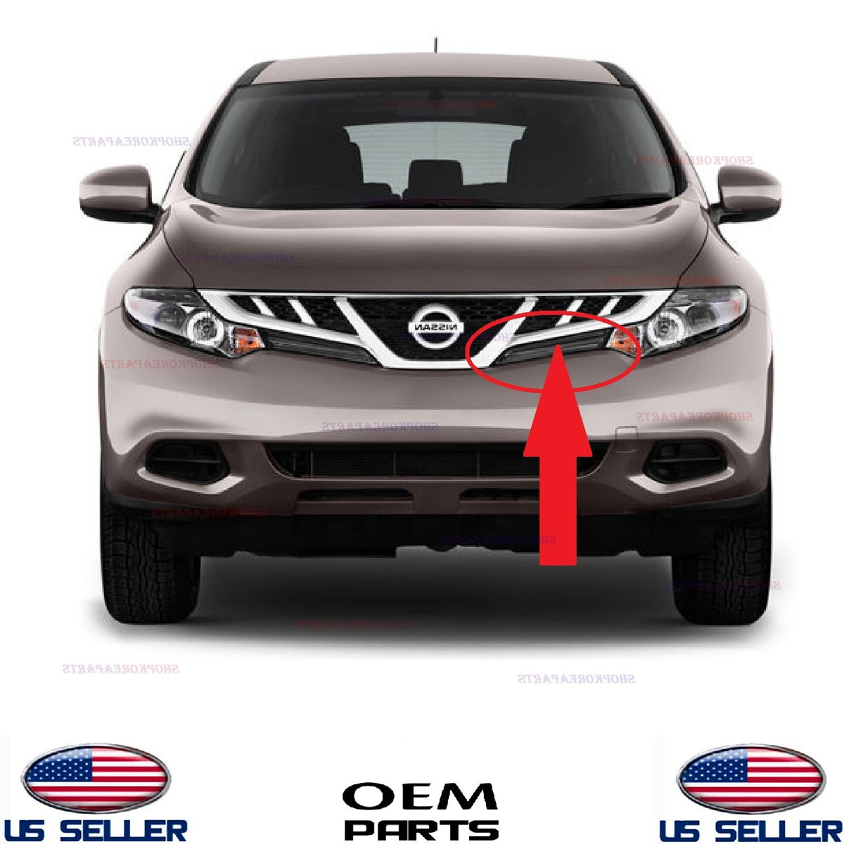 GENUINE Headlight Reflector Panel Front Left Driver Side ⭐OEM⭐ MURANO 2011-2014