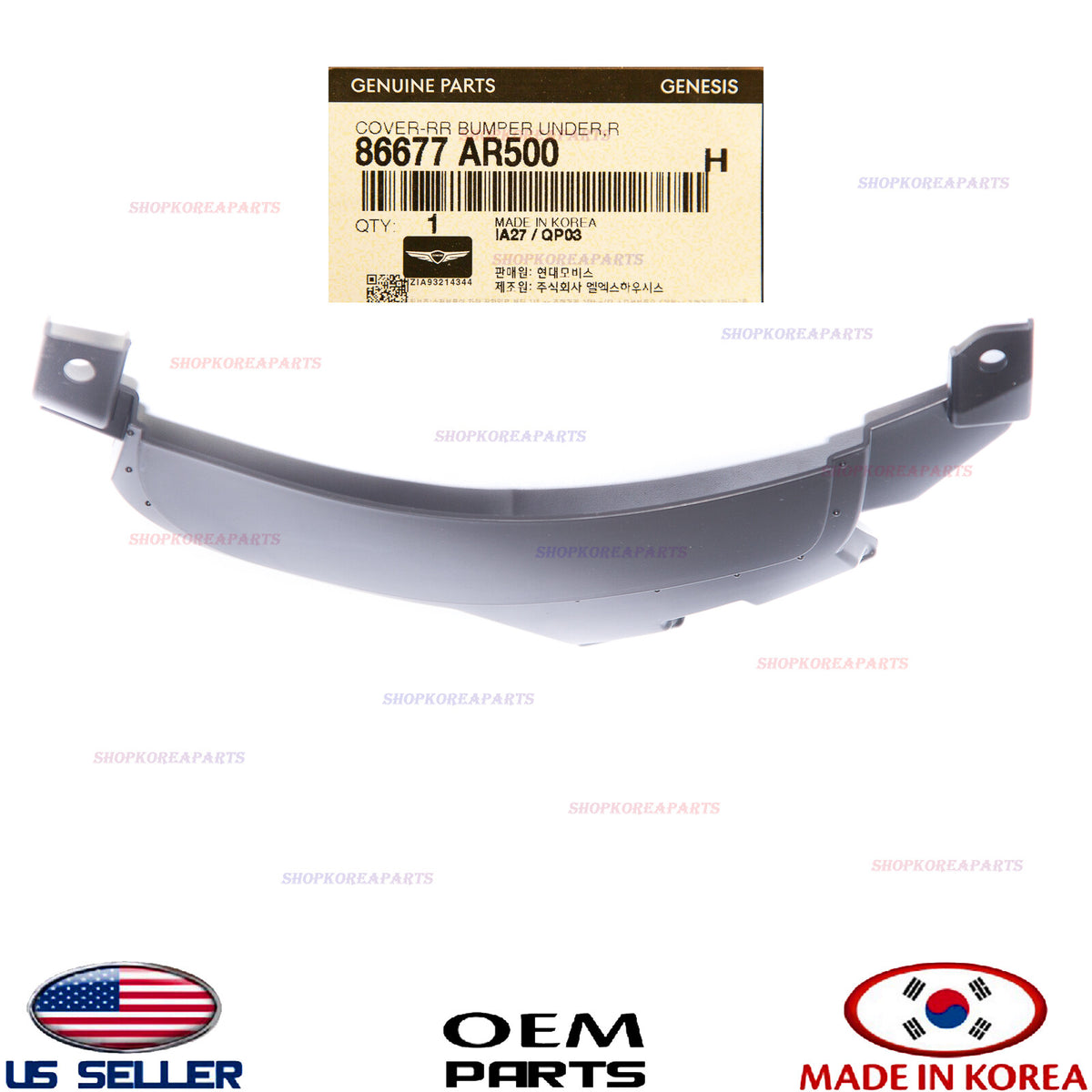GENUINE Rear Bumper Lower Cover RIGHT Passenger ⭐OEM⭐ Genesis GV70 Sport 2022-25
