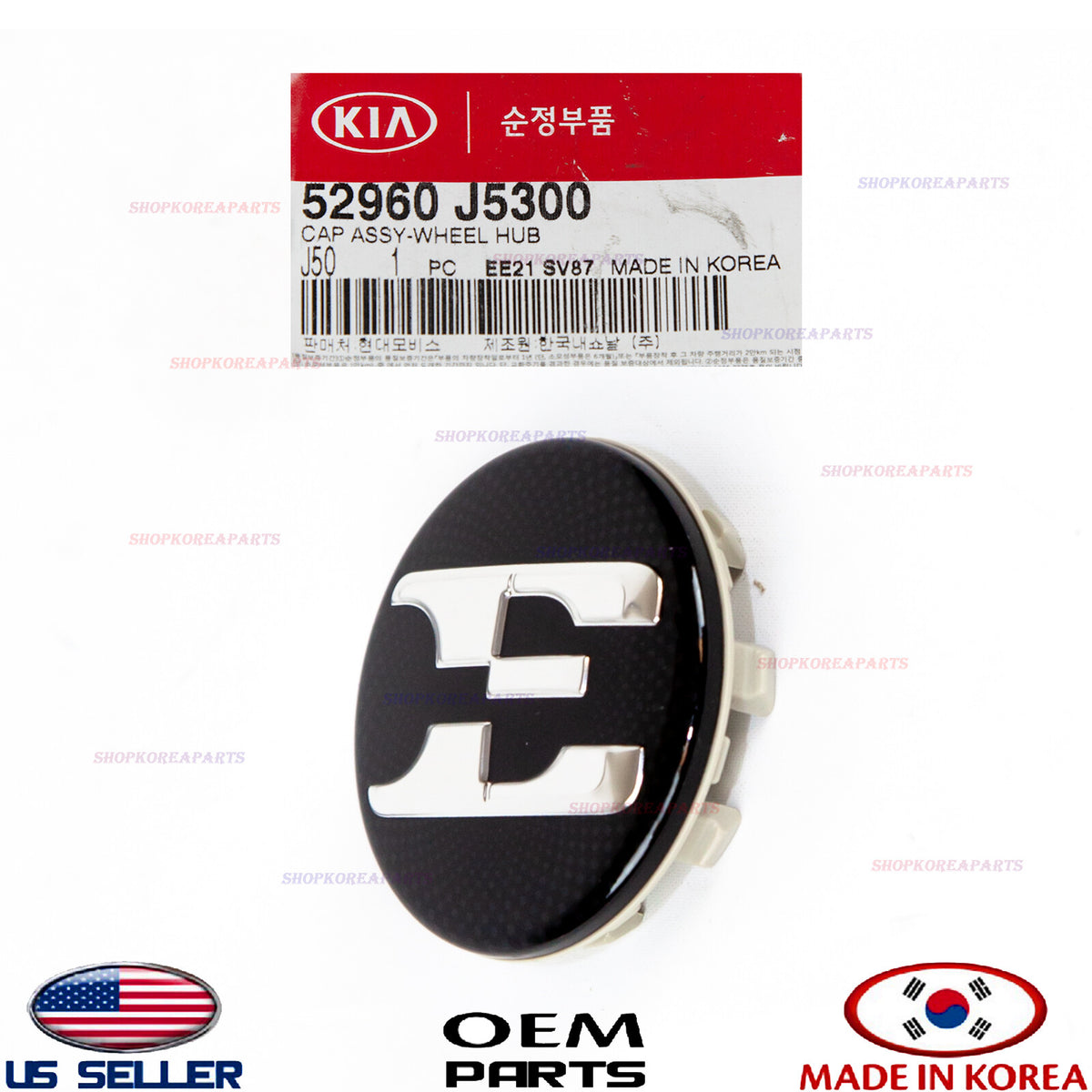 WHEEL CENTER CAP 18" ⭐GENUINE⭐ KIA STINGER TURBO 2018-2021 52960J5300
