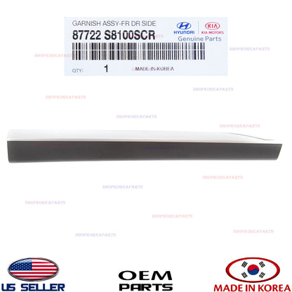 GENUINE OEM Front Door Molding Garnish RIGHT Passenger Side 2020-2025 Palisade