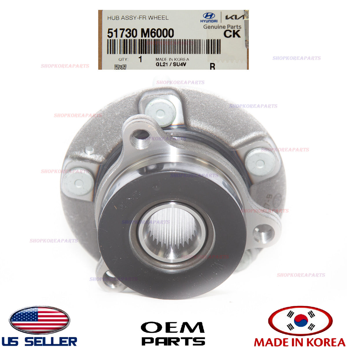 GENUINE OEM FRONT Wheel Hub & Bearing Elantra K4 Forte Niro