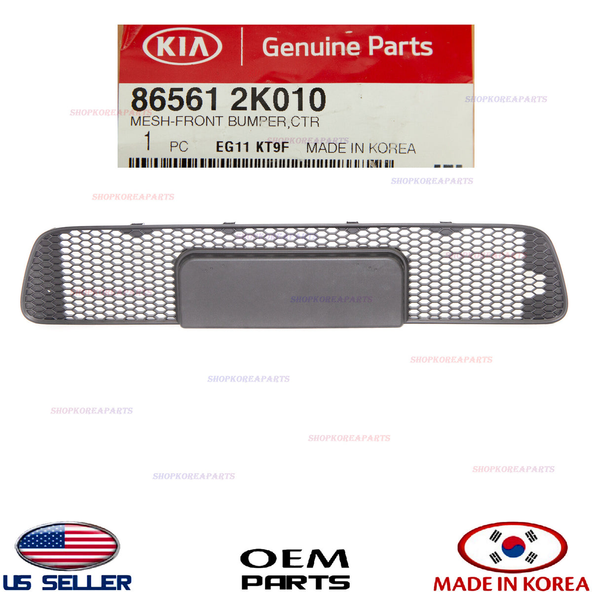 GENUINE Center Lower Front Bumper Grille ⭐OEM⭐ KIA SOUL 2010-2011 865612K010