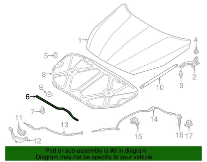 GENUINE OEM Hood Seal 2017–2019 Kia Cadenza