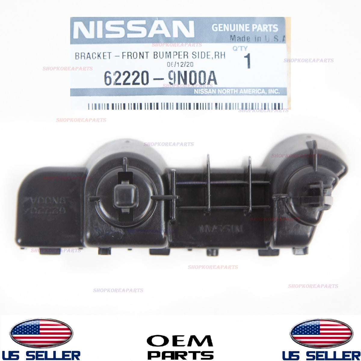 GENUINE Bumper Front Bracket Mounting Passenger Side ⭐ NISSAN MAXIMA 2009-2014