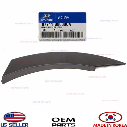 Rear Fender Wheel Flare Molding Driver Side Garnish 13-19 OEM Santa Fe XL 3.3L