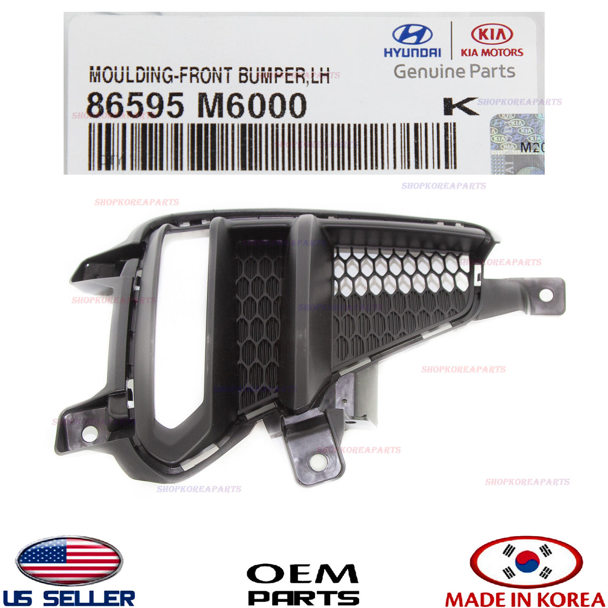 GENUINE Front Bumper DRL Cap Cover LEFT Driver Side ⭐OEM⭐ FORTE SEDAN 2019-2021