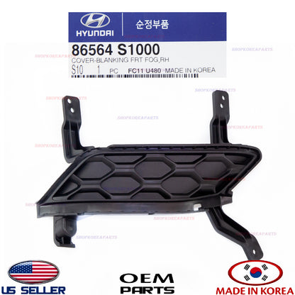 GENUINE Cover Front Bumper Blanking Fog RIGHT Pass Side OEM⭐ SANTA FE 2019-2020