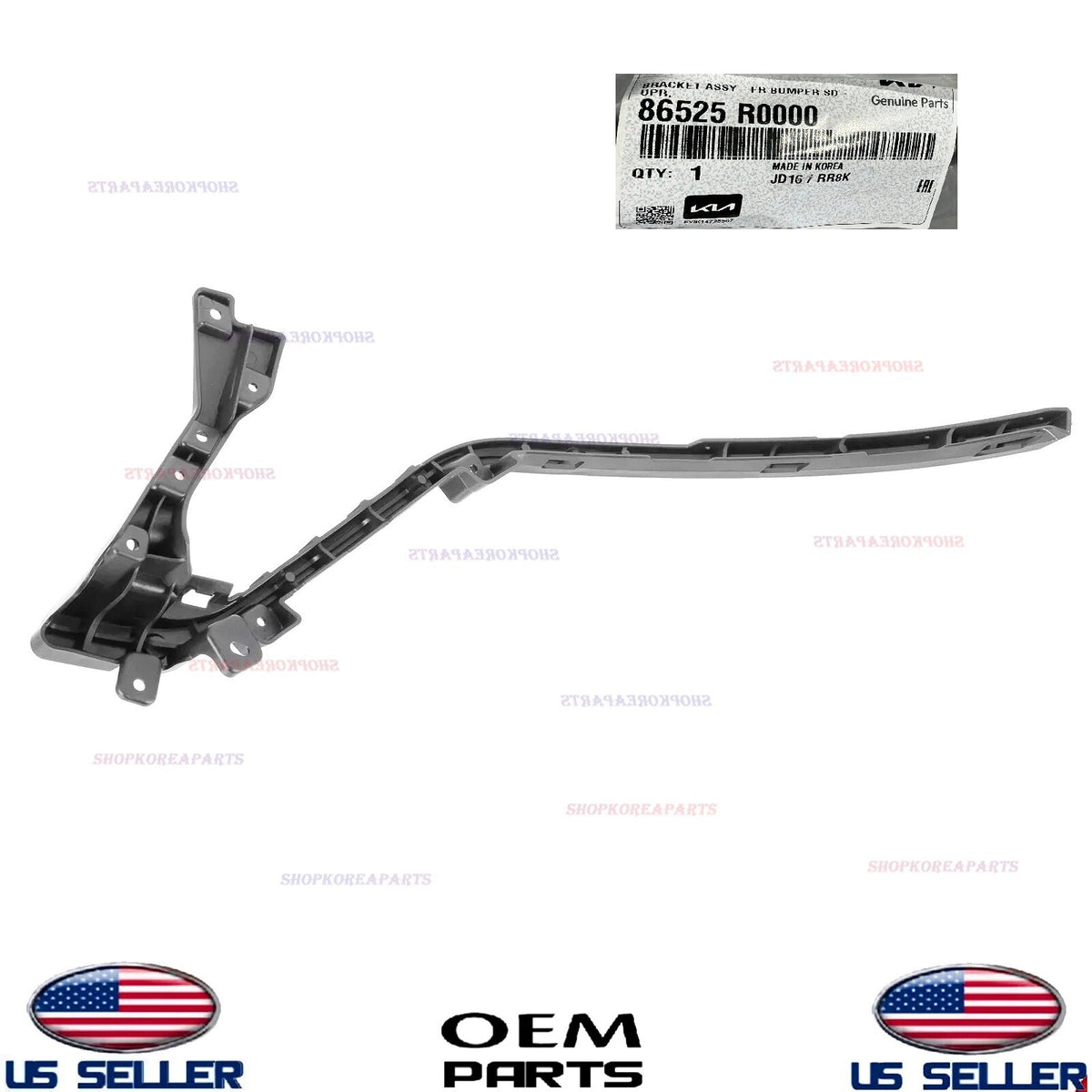 GENUINE OEM Front Upper Bumper Bracket LEFT Driver Side 2022-2024 Kia Carnival