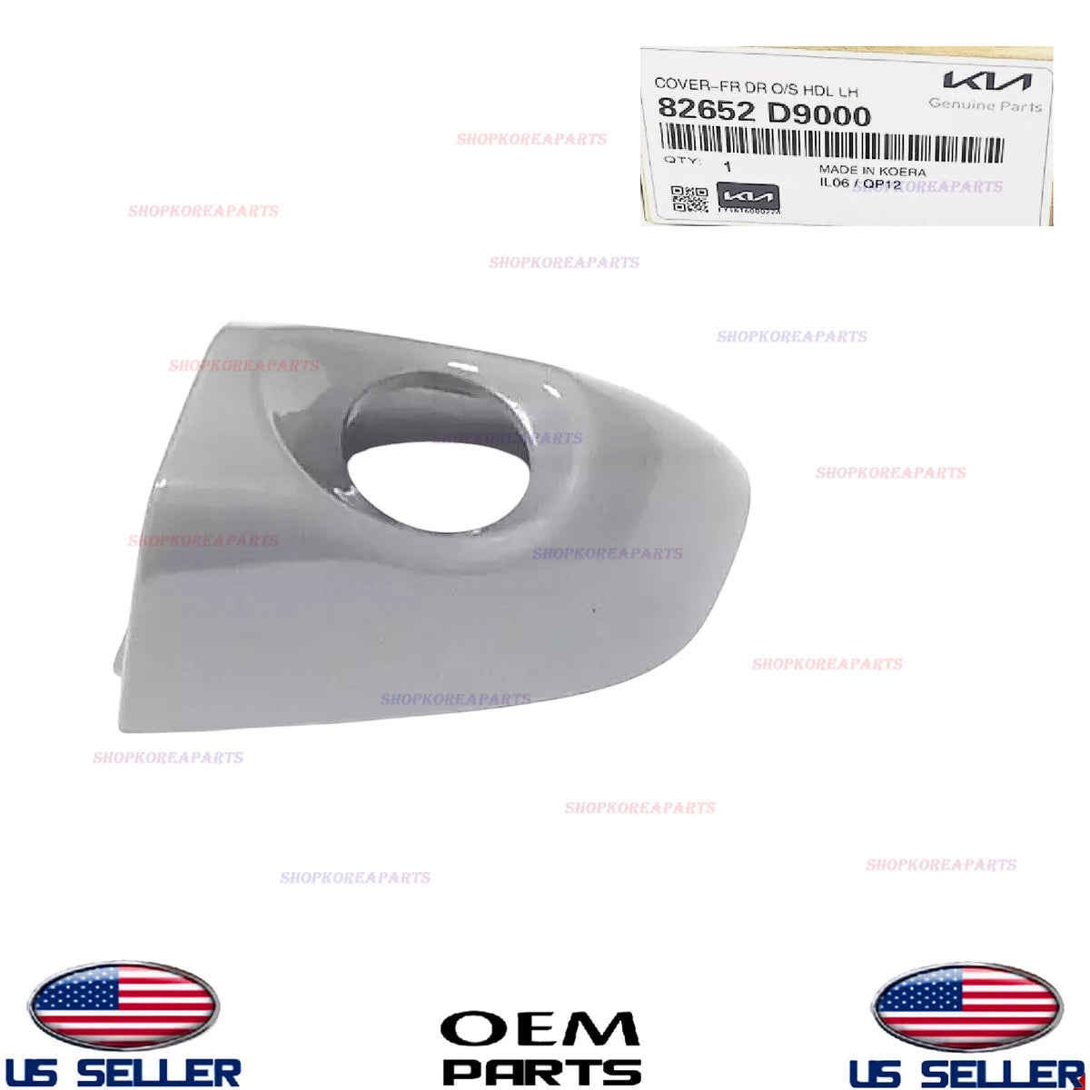 GENUINE OEM Front Driver Door Outside Handle Cover 2017-2022 Kia Sportage