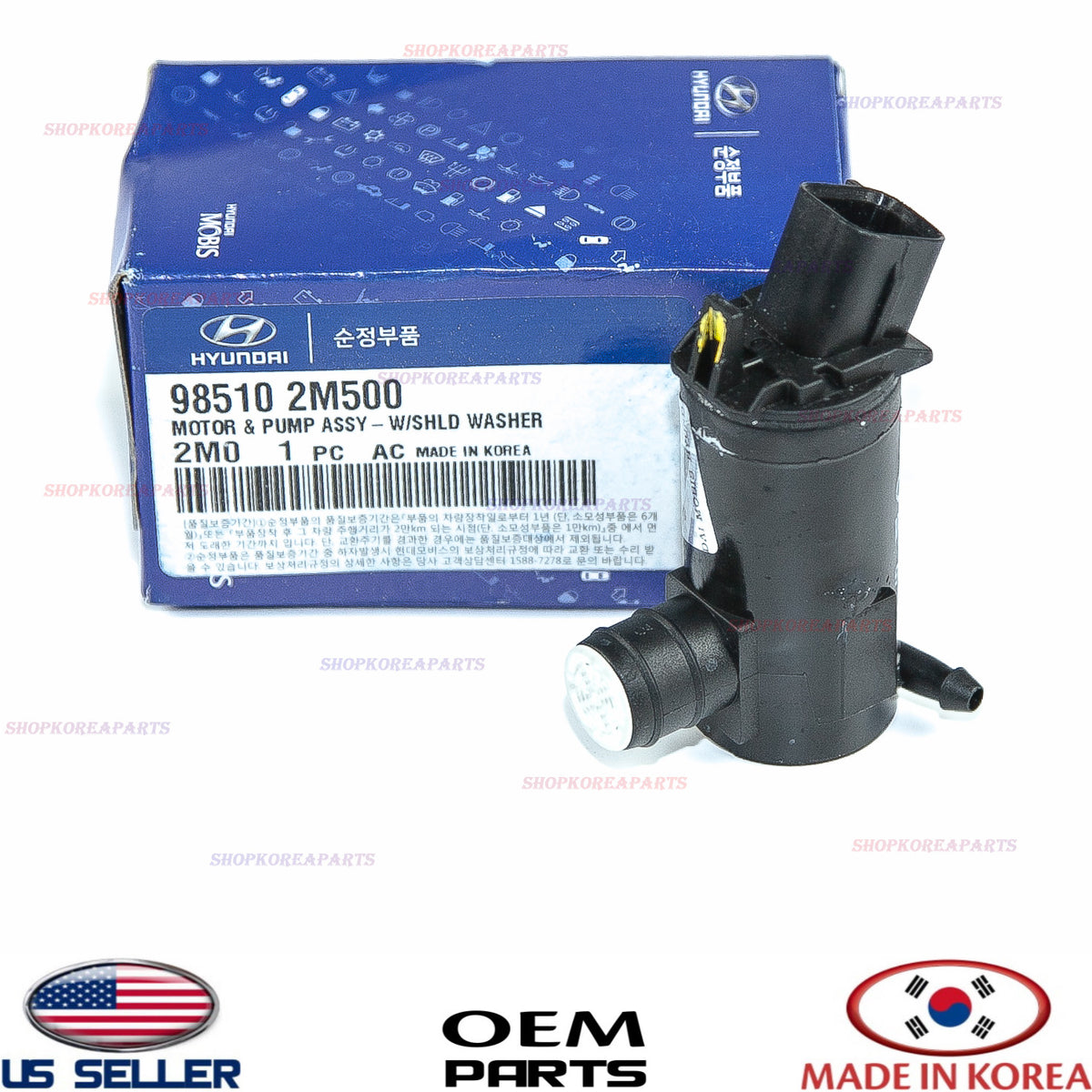 OEM Windshield Washer Pump GENUINE OPTIMA SONATA GENESIS COUPE 11-14 985102M500