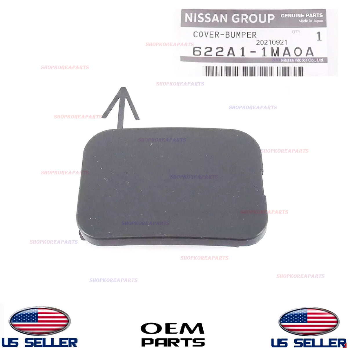 GENUINE Front Bumper Tow Eye Cap ⭐OEM⭐ Infiniti *See Compatibility 622A1-1MA0A