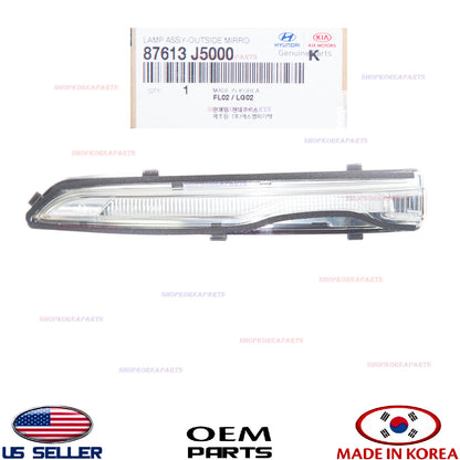 GENUINE Outside Mirror Turn Signal Lamp LEFT Driver Side ⭐OEM⭐ STINGER 2018-2023