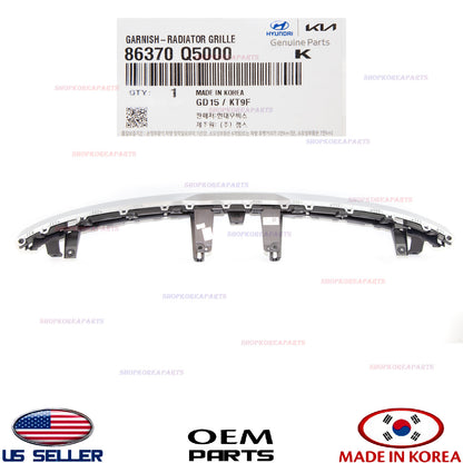 GENUINE Front Radiator Grille Trim Bezel Upper Garnish OEM Kia Seltos 2.0L 21-23