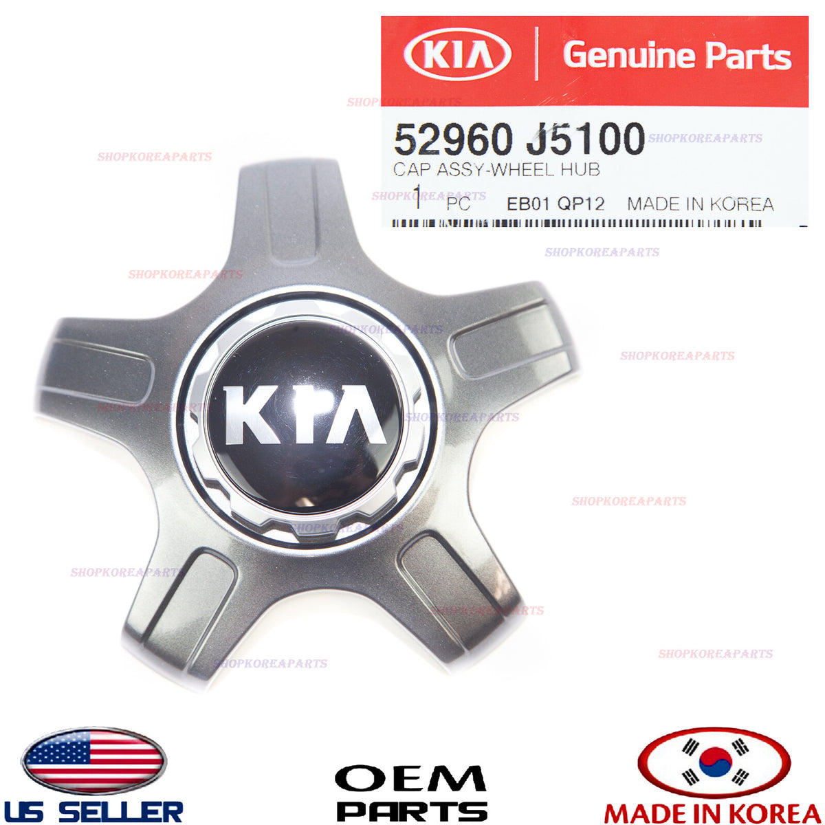GENUINE OEM Wheel Hub Center Cap 19" 2018-2021 Kia Stinger GT 52960J5100