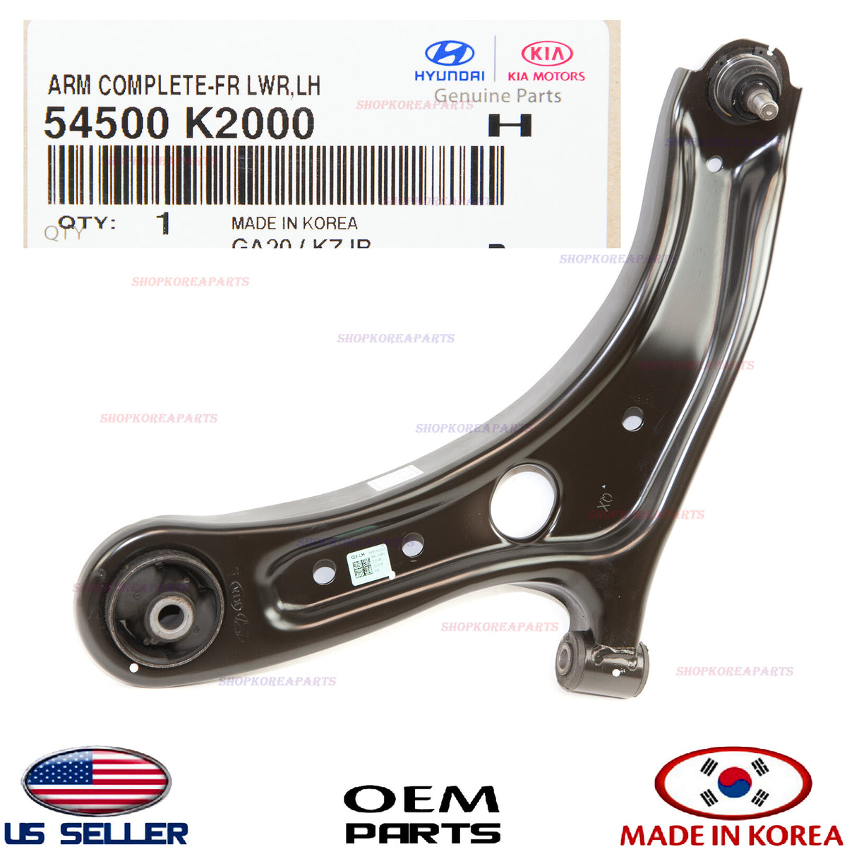 GENUINE OEM Front Lower Control Arm Left Driver Side 2020–2025 Hyundai Venue