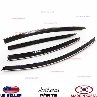 SMOKED DOOR VISOR WINDOW SUN VENT DEFLECTOR fits HYUNDAI ACCENT SEDAN 2012-2017