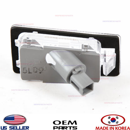 GENUINE OEM Left Driver Side Rear License Plate Lamp Light 2011–16 Elantra Forte