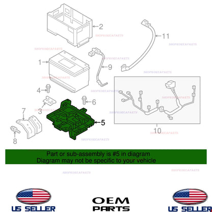 GENUINE Battery Tray Assembly 2013-2016 Santa Fe 2014-2015 Sorento 37150-2W000
