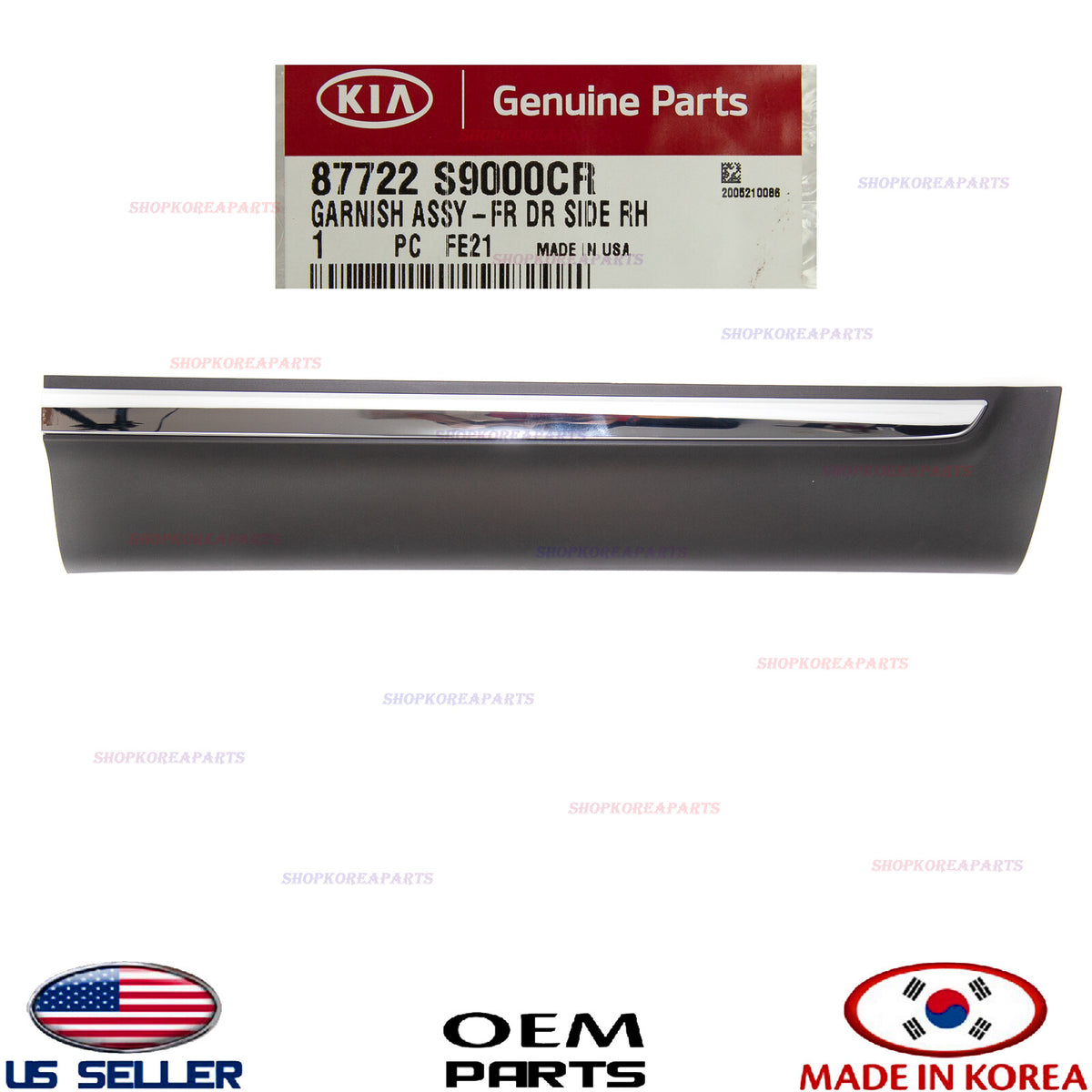 GENUINE Front Door Lower Molding Garnish RIGHT Passenger Side OE TELLURIDE 20-22