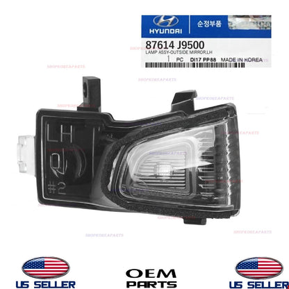 GENUINE Outside Mirror Turn Signal Lamp LEFT Driver Side 2022-2023 Hyundai Kona