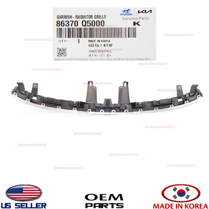 GENUINE Front Radiator Grille Trim Bezel Upper Garnish OEM Kia Seltos 2.0L 21-23