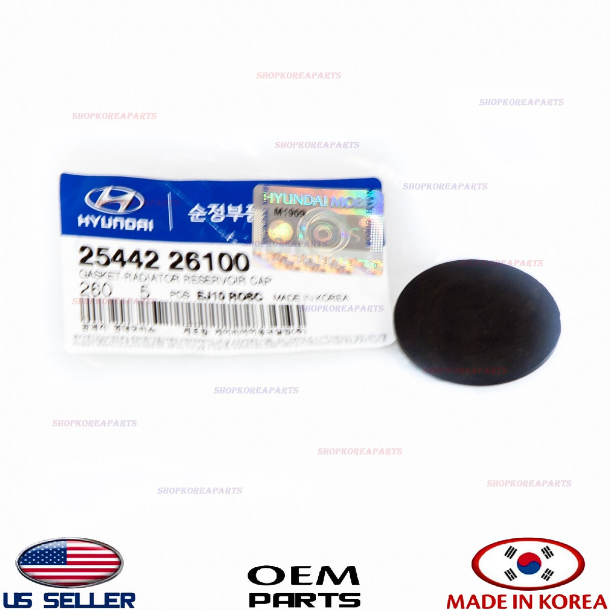 GENUINE OEM Coolant Reservoir Tank Gasket Hyundai Kia *See compatibility