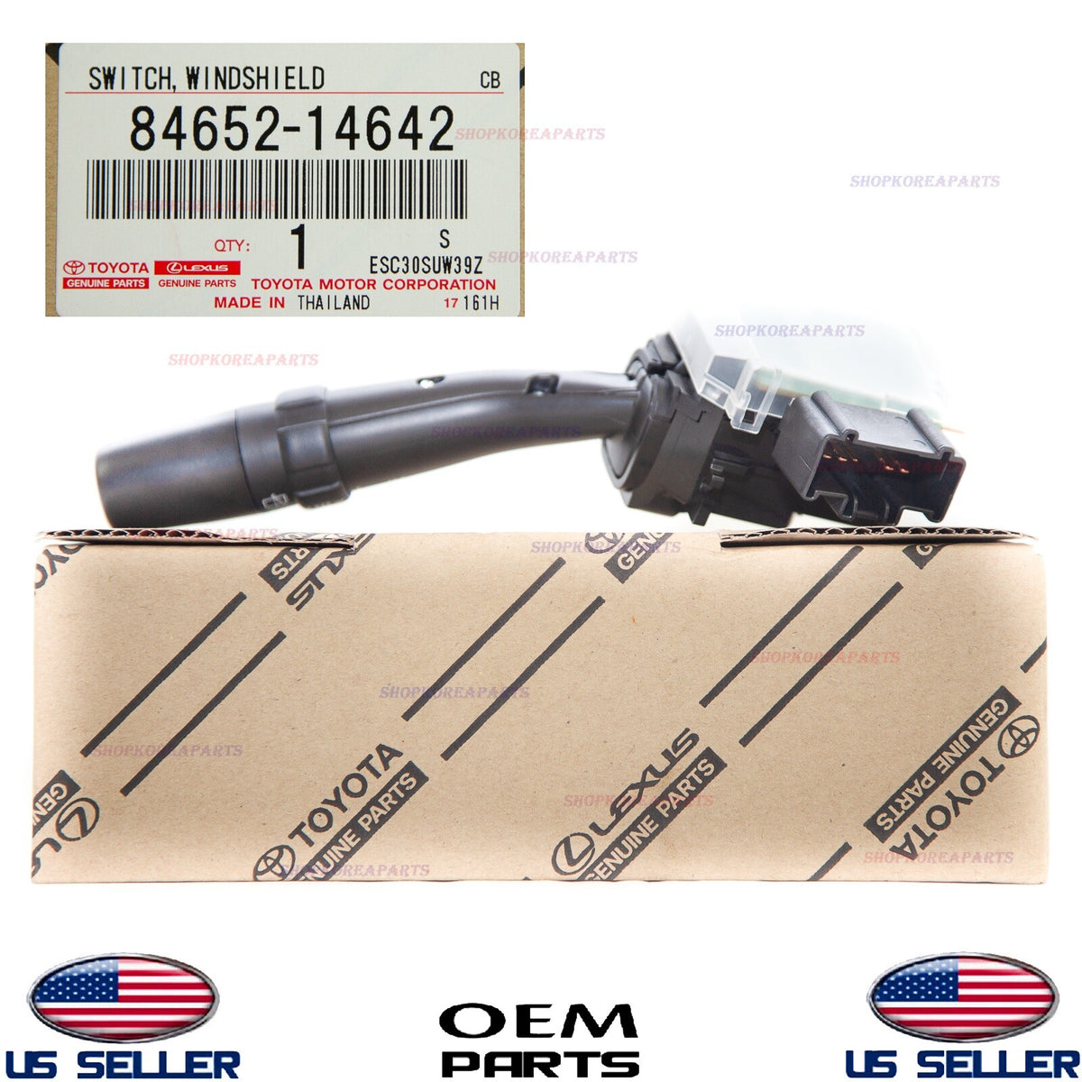 GENUINE OEM Windshield Wiper Control Switch 2004–2009 4Runner 2007–13 FJ Cruiser