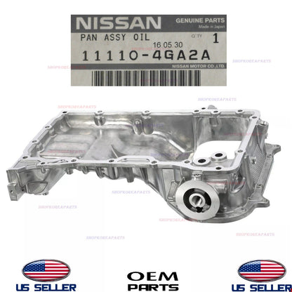 GENUINE OEM Engine Oil Pan Assy 3.5L 3.7L 2009-2020 Nissan Infiniti *See List