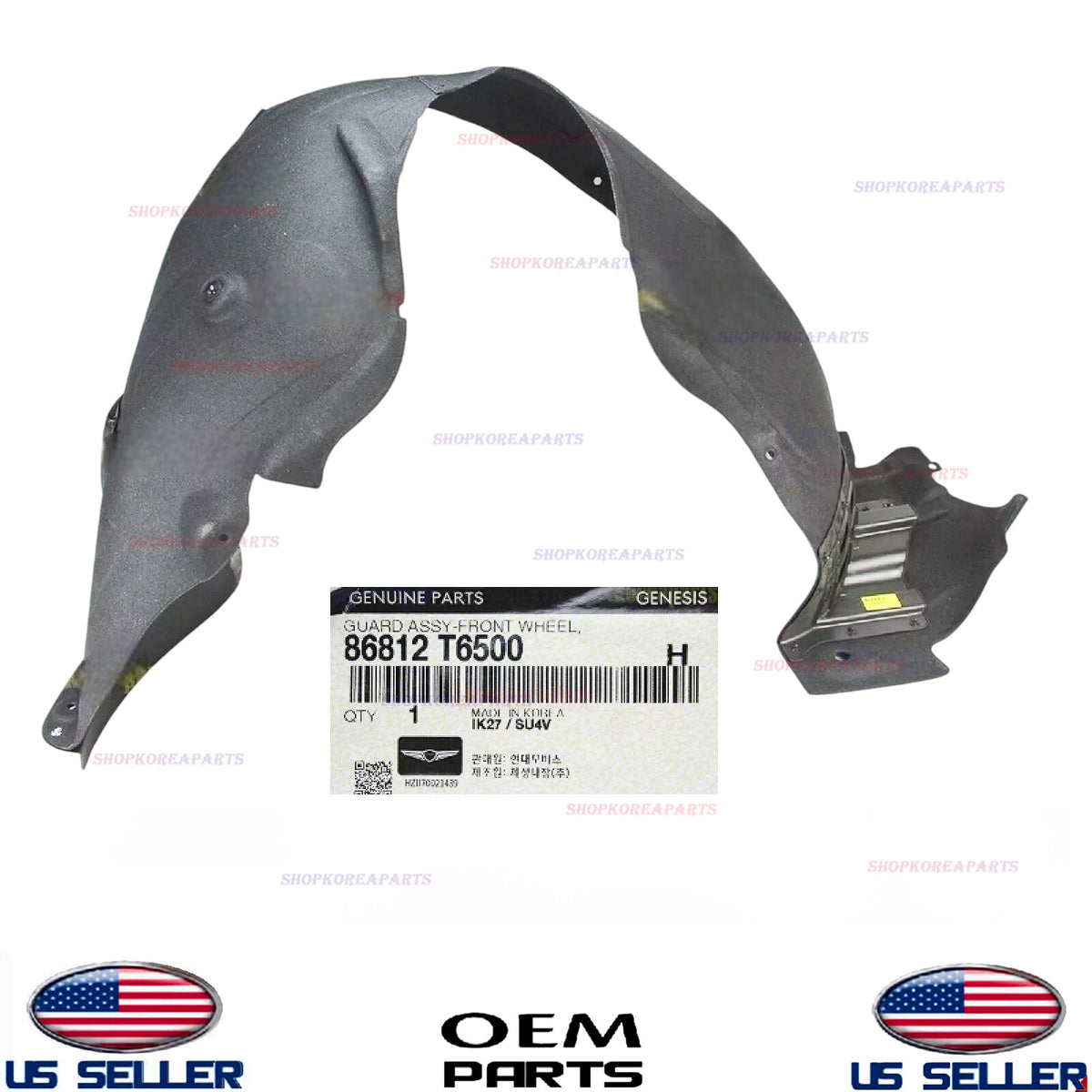 GENUINE OEM Front Right Passenger Side Fender Liner 2025-2026 Genesis GV80
