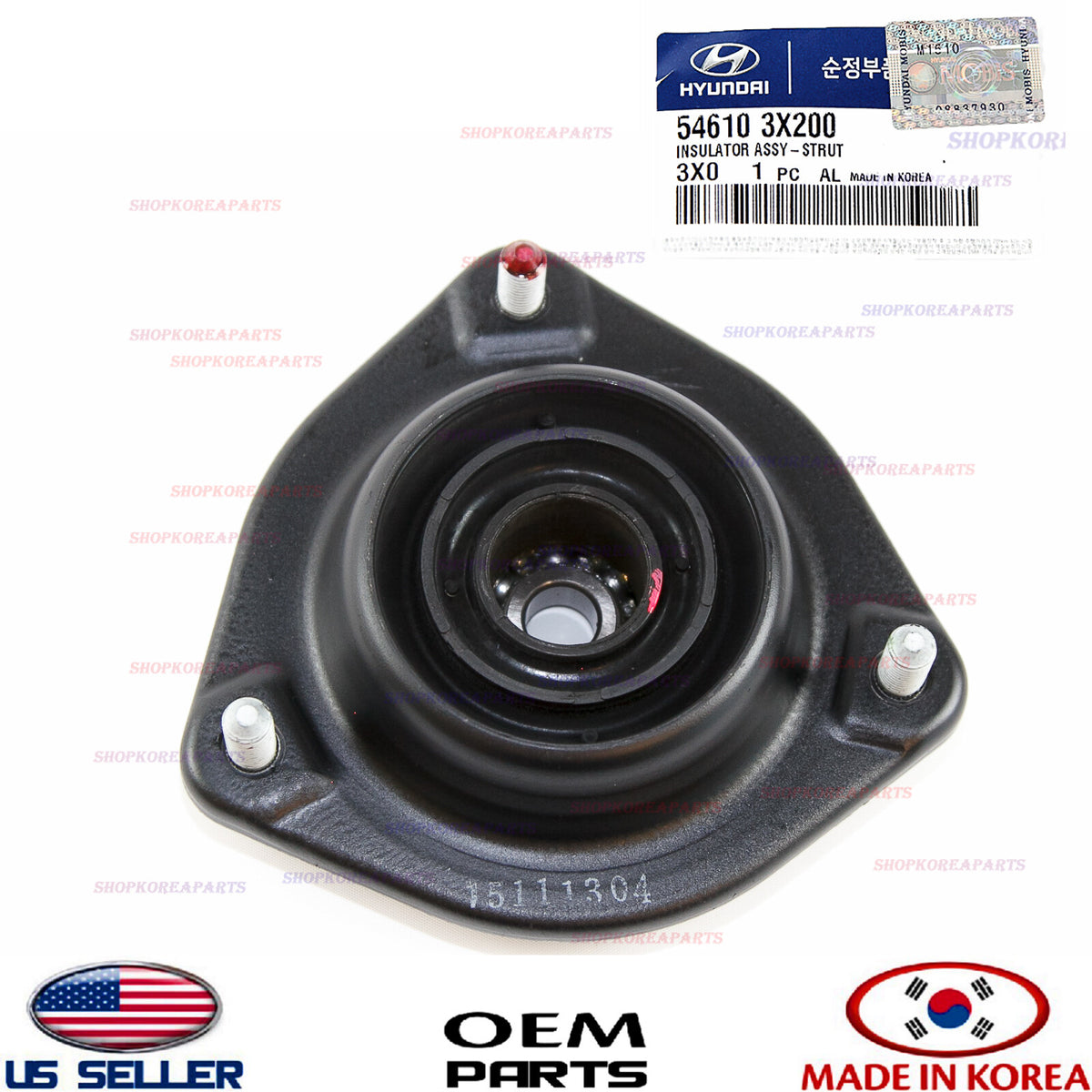 STRUT MOUNT FRONT OEM GENUINE HYUNDAI ELANTRA VELOSTER 2011-2016 546103X200