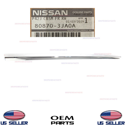 ✅GENUINE✅ Front Door Chrome Moulding Passenger Side OEM INFINITI JX35 QX60 13-20
