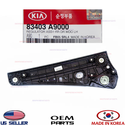 GENUINE OEM Rear Left Driver Side Window Regulator 2015–2021 Kia Sedona