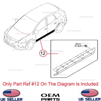 GENUINE Front Door Lower Molding LEFT Driver Side ⭐OEM⭐ Mazda CX-9 2007-2015
