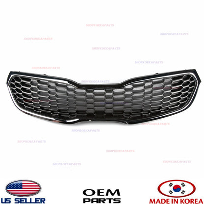 GRILLE RADIATOR FRONT BUMPER 【GENUINE】 KIA FORTE 2014-2016 【CHROME】 86350A7500