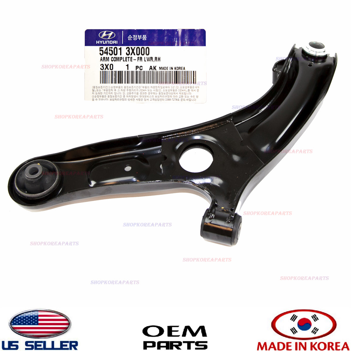 GENUINE Front Lower Control Arm RIGHT Passenger Side OEM Elantra Veloster