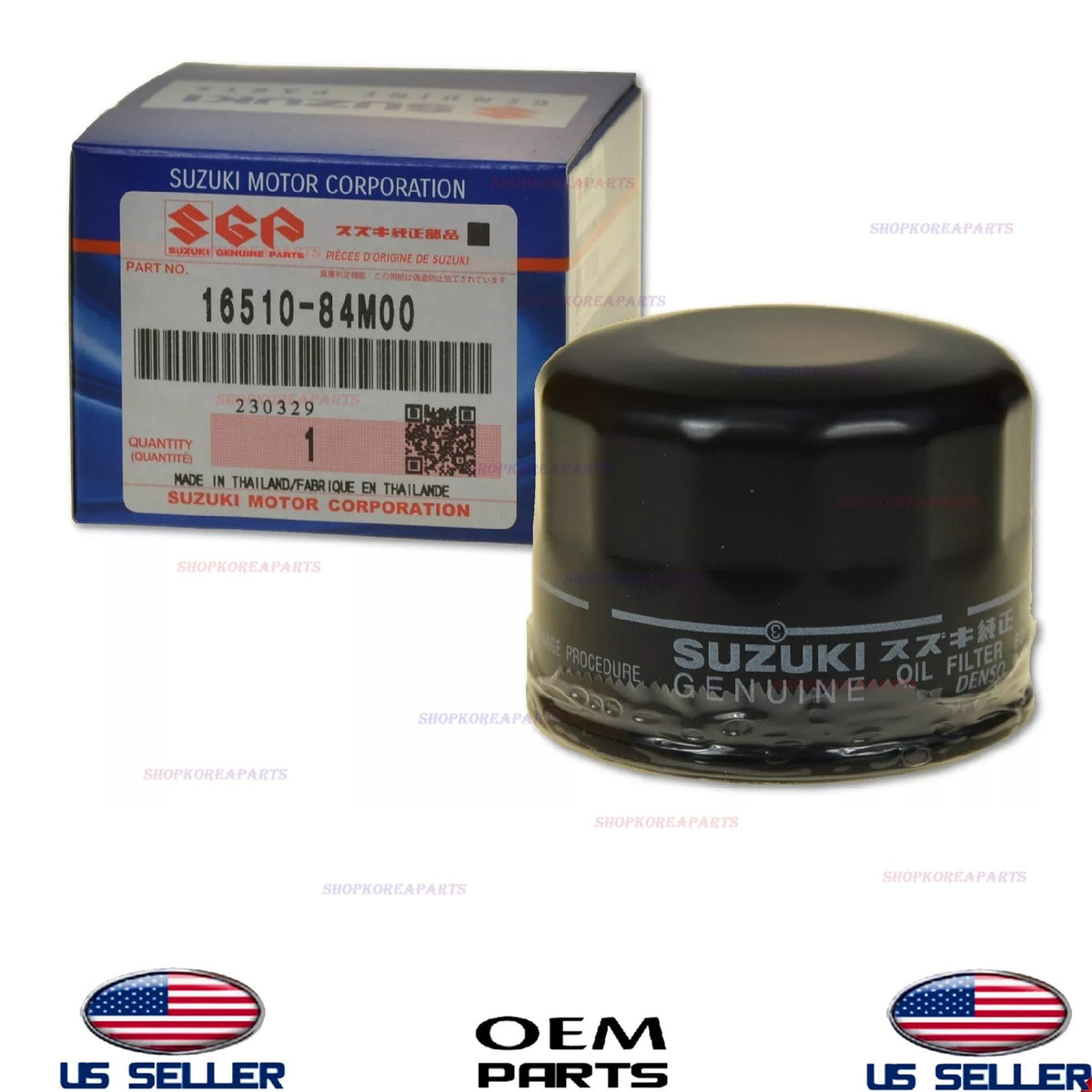 GENUINE OEM Engine Oil Filter Suzuki 16510-84M00