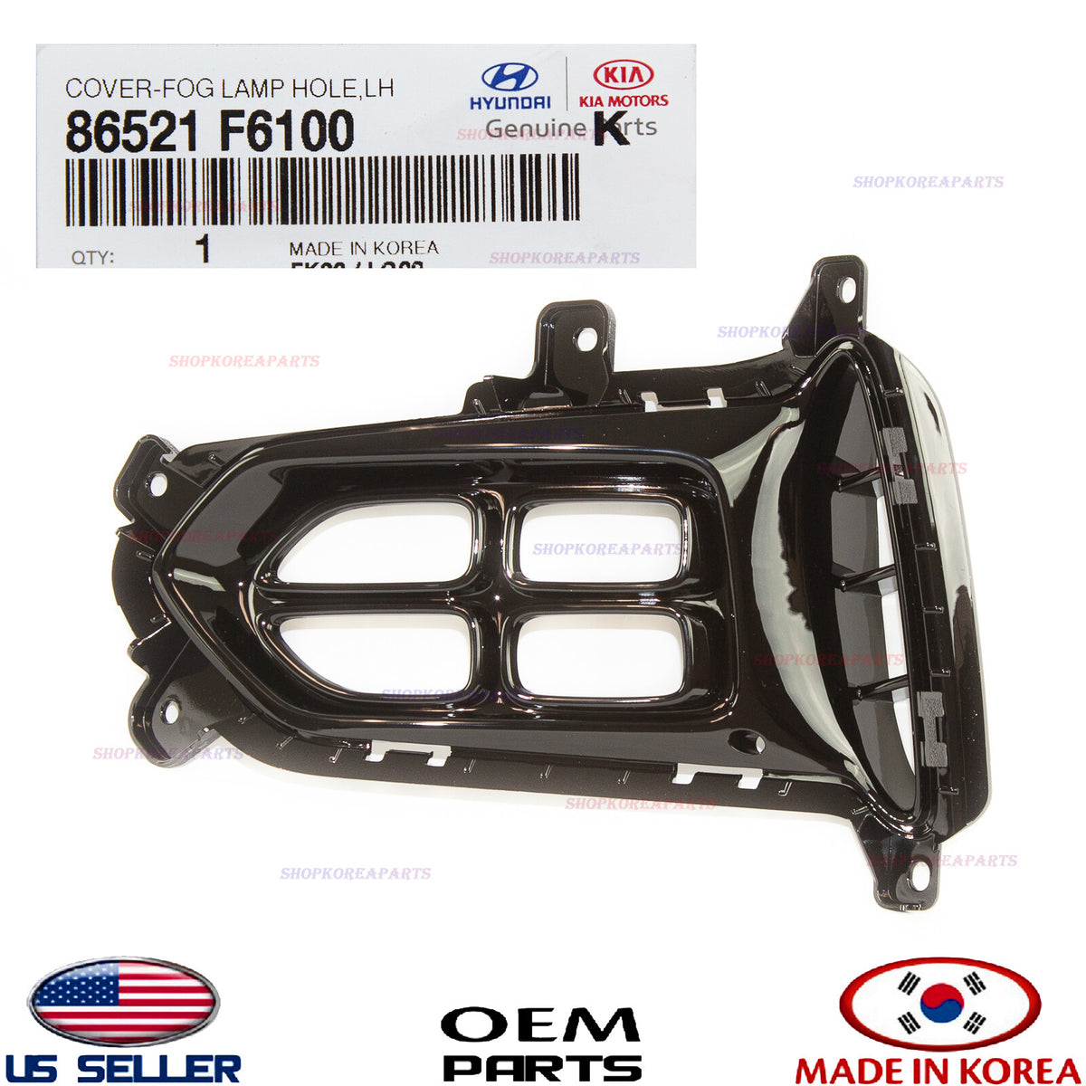GENUINE Front Bumper Fog Lamp Cap Cover LEFT Driver Side ⭐OEM⭐ CADENZA 2017-2019
