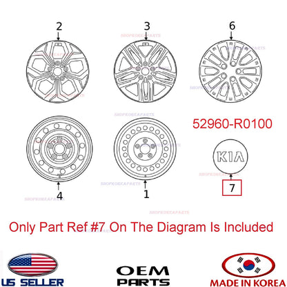 GENUINE Wheel Center Cap ⭐OEM⭐ KIA *See Compatibility 52960-R0100