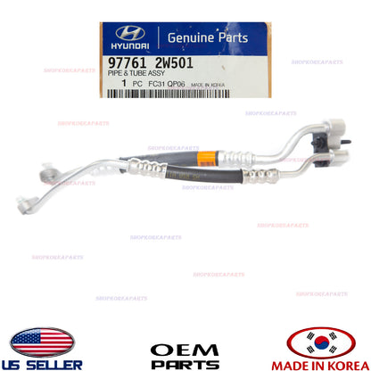 ✅GENUINE✅ AC Condenser Line-Front A/C Tube OEM Hyundai Santa Fe 2.4L 2013-2018