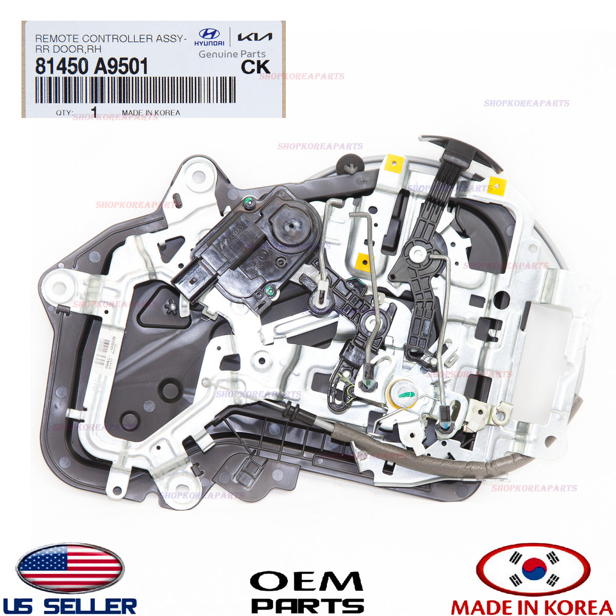 GENUINE Sliding Door Lock Actuator RIGHT Passenger Side W/O Power 2015-21 Sedona