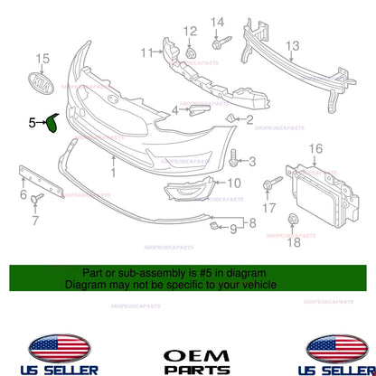 GENUINE OEM Front Tow Hook Cover Cap 2014-2016 Kia Cadenza 86517-3R500